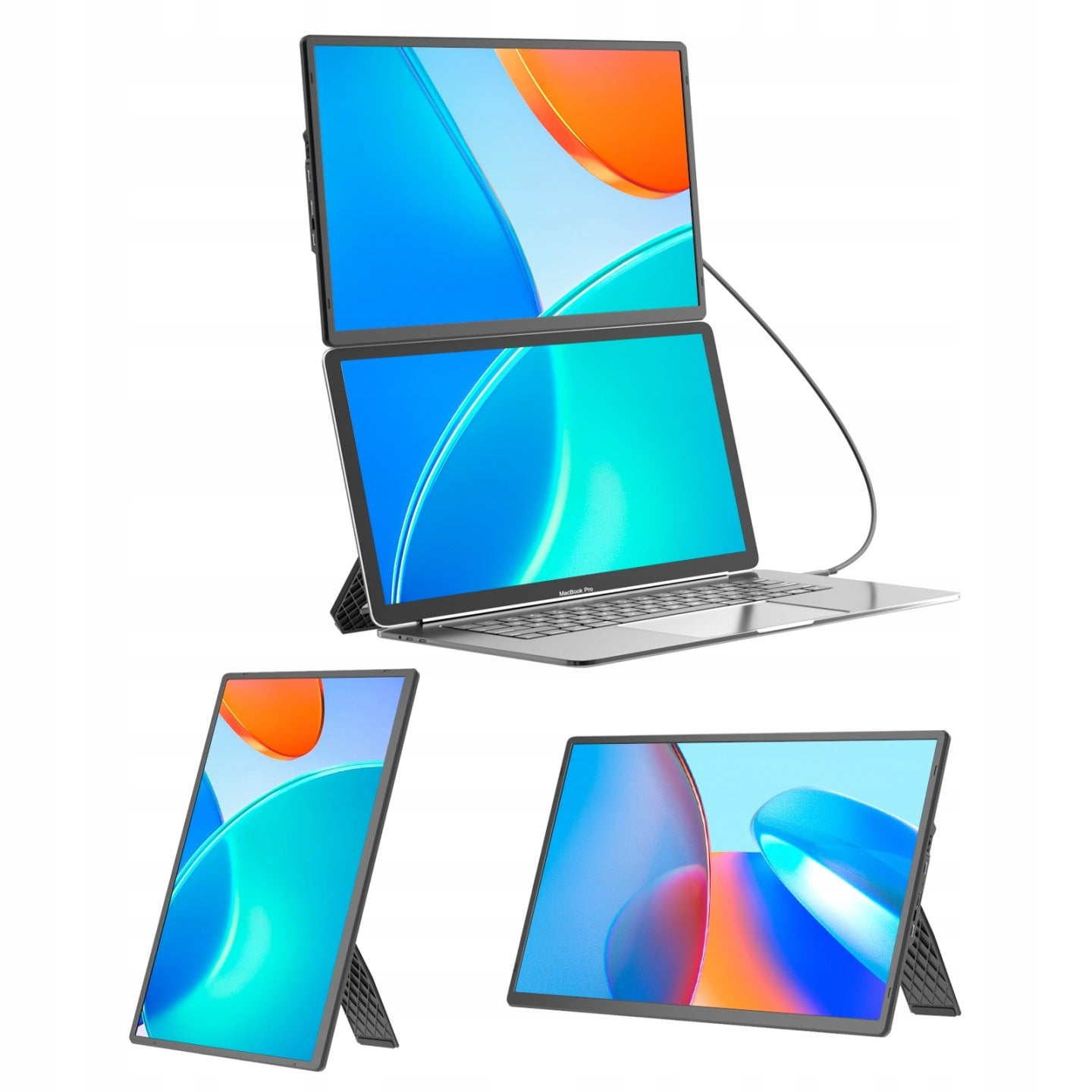 Monitor do Laptopa 16,1'' N2 FHD IPS 1200P Obrót 360° USB-C HDMI