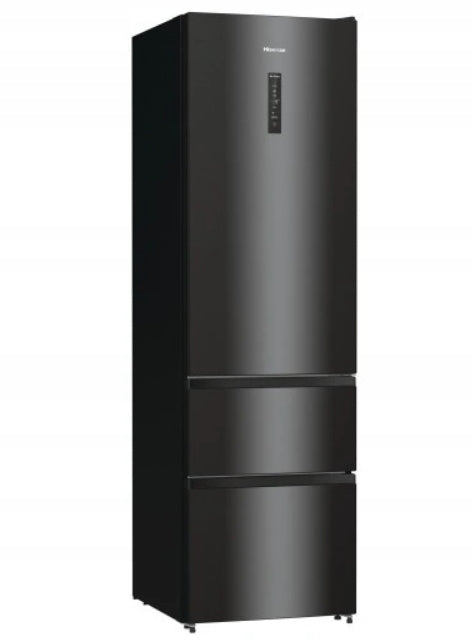 Gorenje Lodówka Czarna Crisp Zone Led XXL No Frost 200cm 368L Frenchdoor