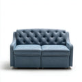 Sofa rozkładana w salonie z tkaniny - 140 x 75 x 70