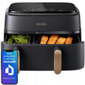 Dwukomorowa frytkownica beztłuszczowa airfryer Philips Ovi 9L 2750W NA352(Dwukomorowa frytkownica beztłuszczowa airfryer Philips Ovi 9L 2750W NA352)