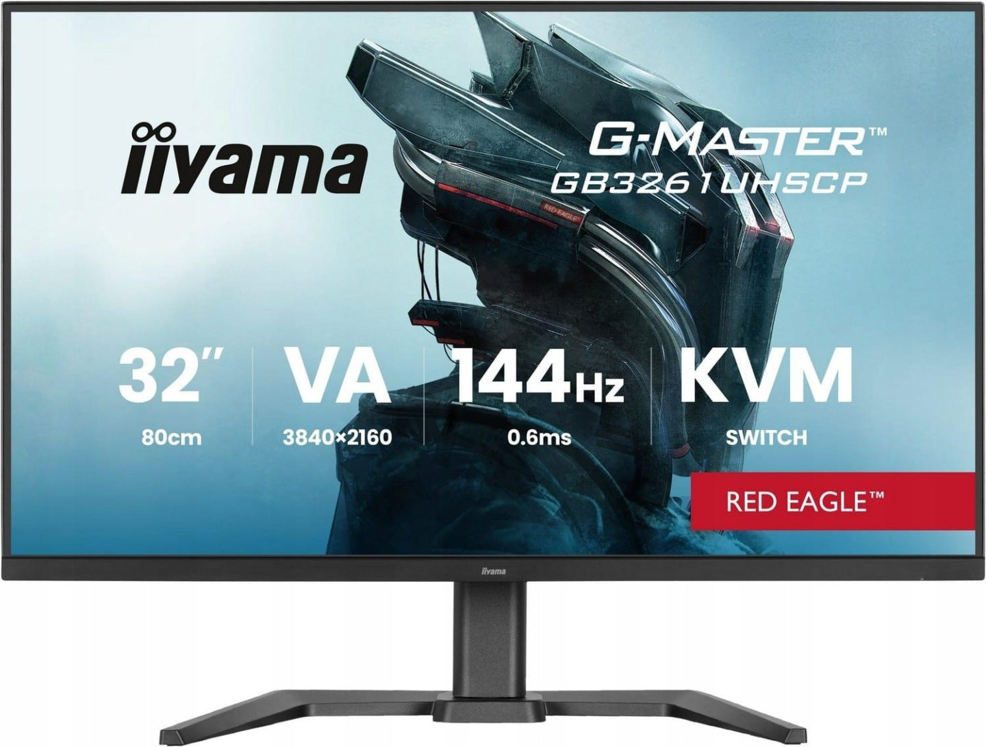 iiyama Monitor iiyama G-Master GB3261UHSCP-B1 Red Eagle - 144Hz 4K VA 31.5