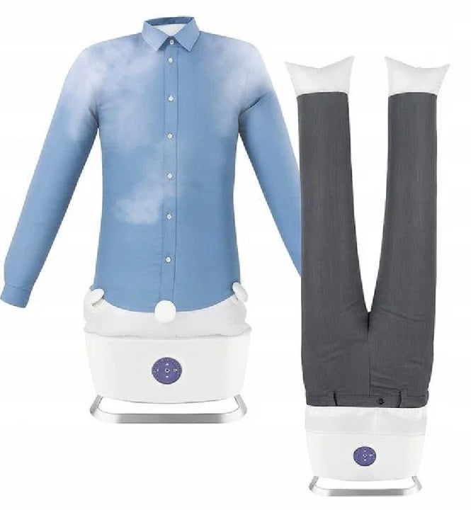CLEANmaxx SUSZARKA PRASOWALNICA 2W1 MANEKIN DO PRASOWANIA SUSZENIA KOSZUL I SPODNI