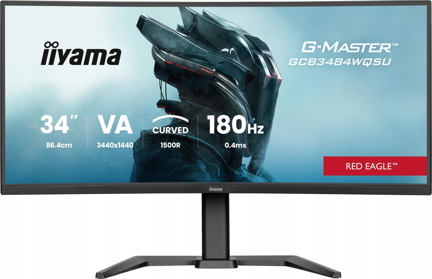 iiyama Monitor iiyama G-Master Curved GCB3484WQSU-B1 34 VA UWQHD 180Hz 0,4ms(Monitor iiyama G-Master Curved GCB3484WQSU-B1 34 VA UWQHD 180Hz 0)