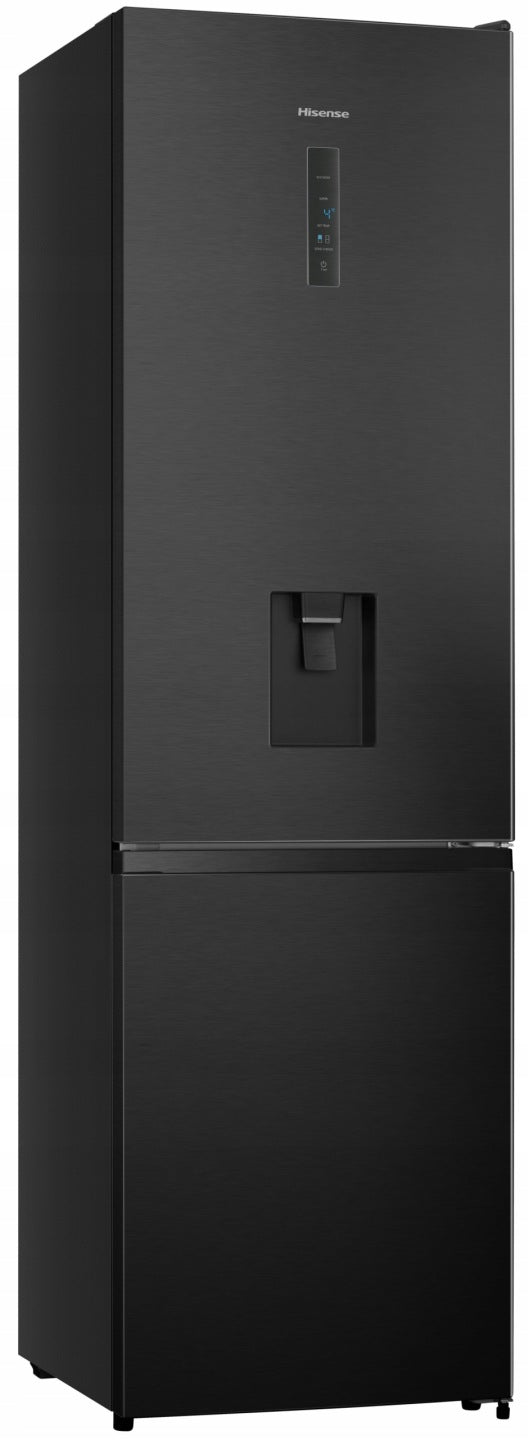 Lodówka HISENSE RB440N4WFE No Frost 200.4cm Czarna Podajnik wody