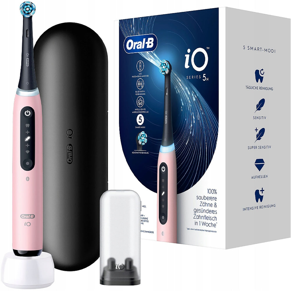 Szczoteczka elektryczna do zębów Oral-B iO Series 5 Pink Różowa + etui(Szczoteczka elektryczna do zębów Oral-B iO Series 5 Pink Różowa + etui)