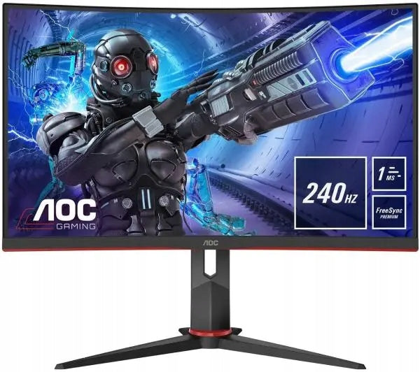 AOC Monitor 240Hz 32 cale AOC C32G2ZE/BK FHD VA 1ms zakrzywiony gamingowy(24/Monitor 240Hz 32 cale AOC C32G2ZE/BK FHD VA 1ms zakrzywiony gamingowy)