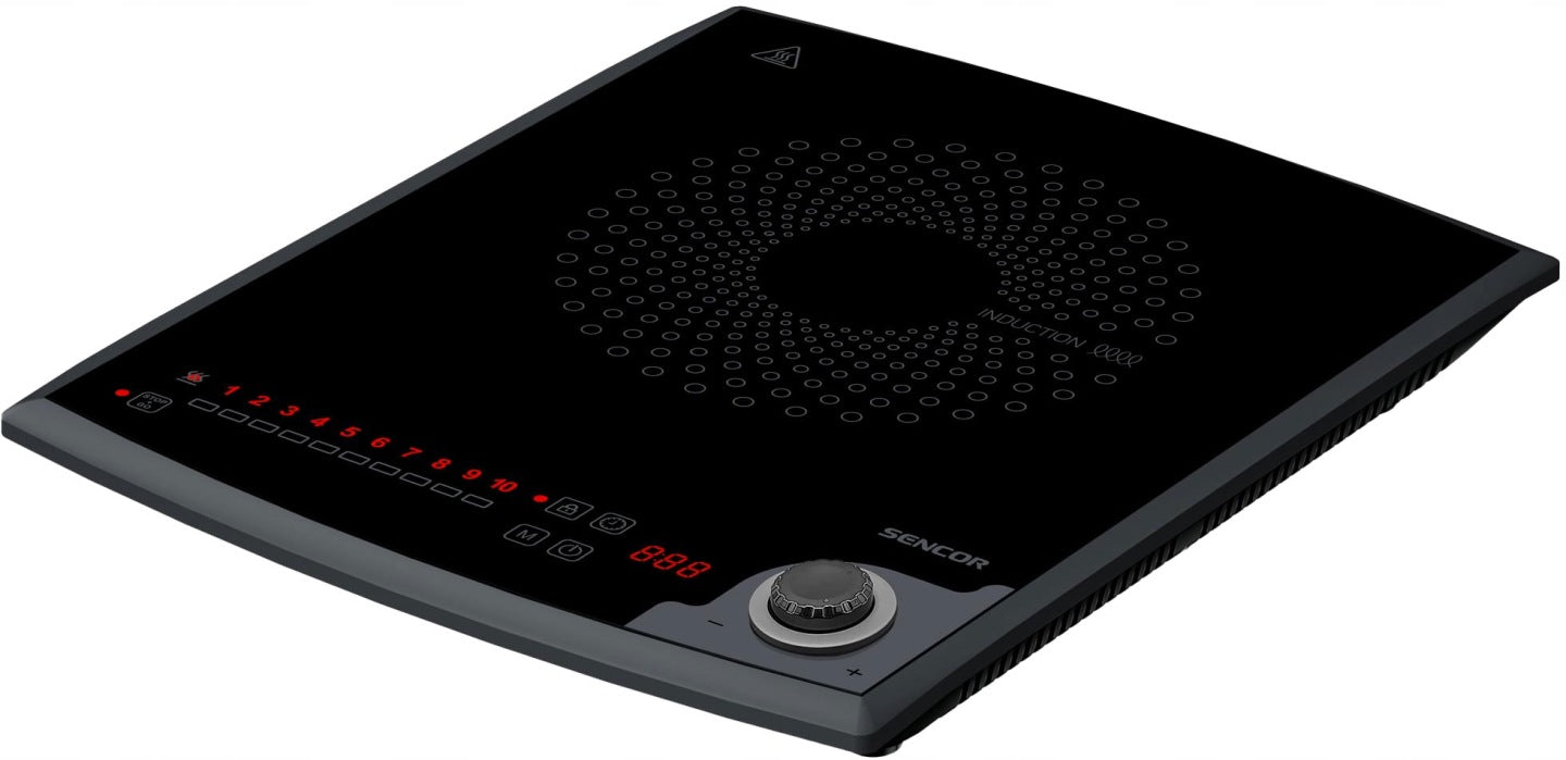 Kuchenka elektryczna indukcyjna przenośna Sencor SCP3414GY 2000W SLIM timer(Kuchenka elektryczna indukcyjna przenośna Sencor SCP3414GY 2000W SLIM timer)